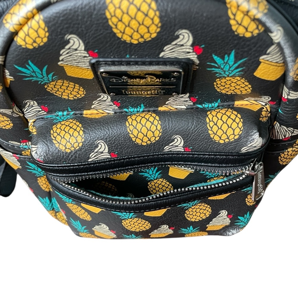 Disney Parks Loungefly 2018 Dole Whip Pineapple Swirl Backpack - Picture 8 of 10